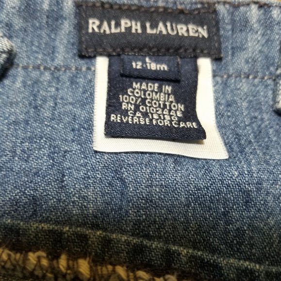 Ralph Lauren Denim Dress L (12-18 months) - Picture 4 of 5